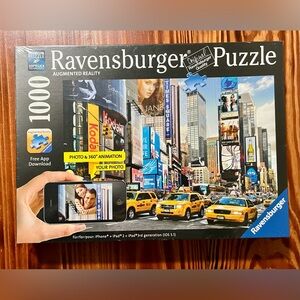 Ravensburger Times Square New York 1000 Piece Puzzle Augmented Reality New